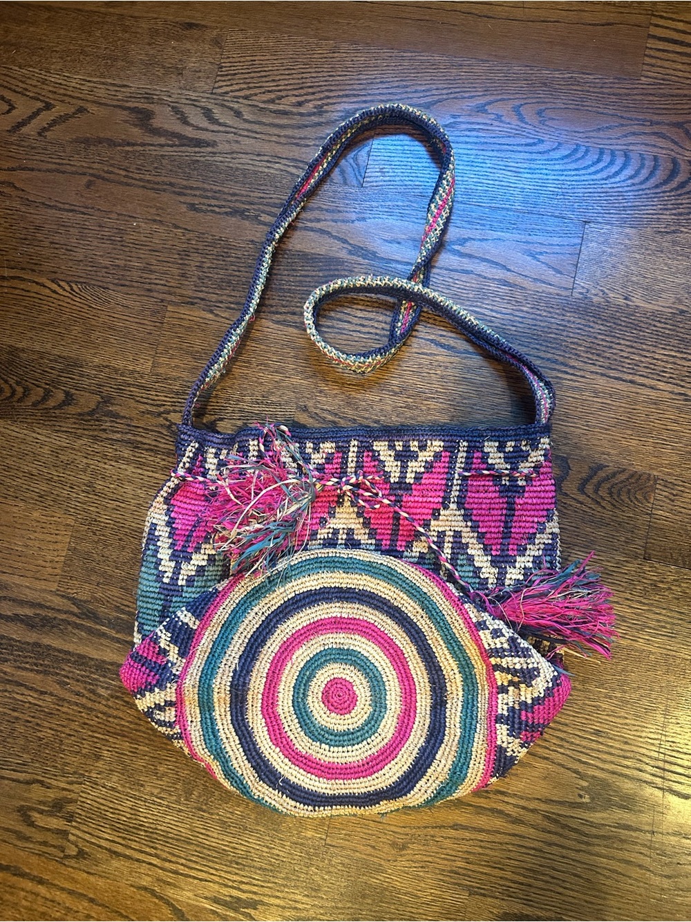 Handwoven Multicolor Women’s Boho Shoulder Bag